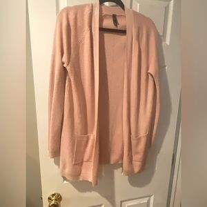 Pink cardigan
